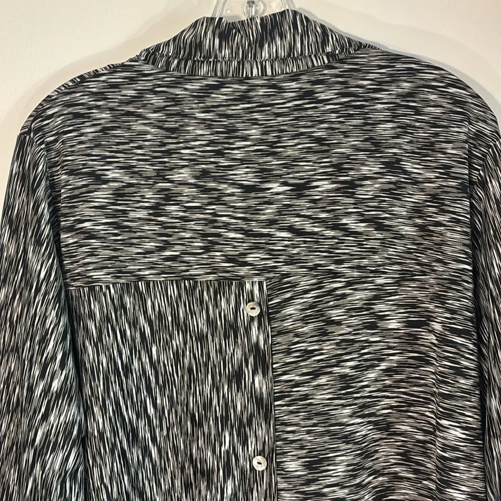 Parsley & Sage Monochrome Striped women’s Top - Picture 8 of 11
